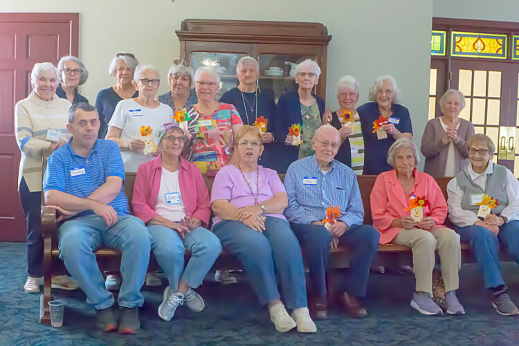 Covenant Cafe enjoys fall crafts, exercises at September session